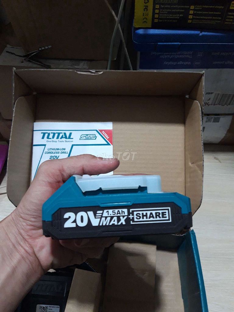 Máy khoan pin 20V Total mới, xả hàng bán giá gốc. Mua bán Đồ chuyên dụng, Giống nuôi trồng tại Thành phố Thủ Đức Tp Hồ Chí Minh được đăng bởi Bảo hình 5