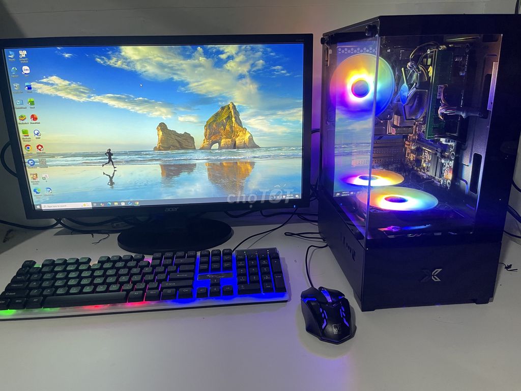 H81 gigabyte i3-4160 24 inch 8GB/120GB SSD. Mua bán Máy tính để bàn tại Thành phố Phan Thiết Bình Thuận được đăng bởi Nhĩ Khang hình 1