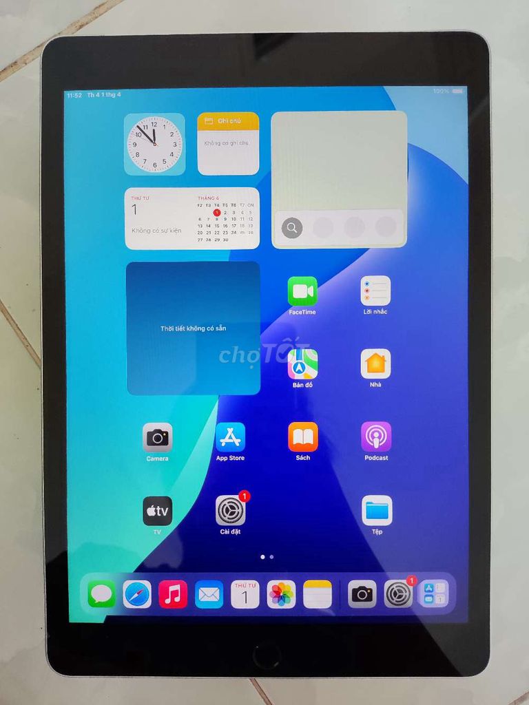 Apple iPad (Thế hệ 9) 64GB Bạc. Mua bán Máy tính bảng tại Quận Bình Tân Tp Hồ Chí Minh được đăng bởi A Hiếu hình 1
