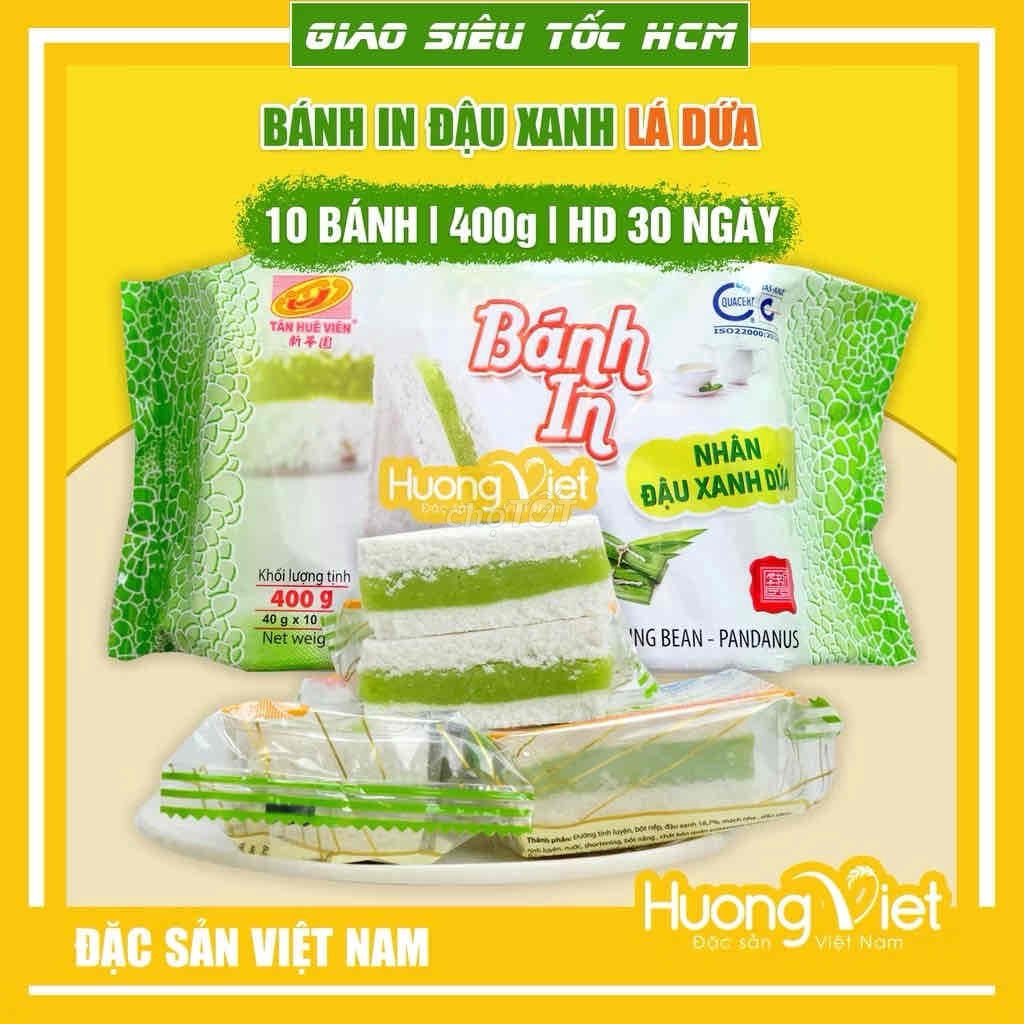 Bánh in đậu xanh lá dứa Tân Huê Viên túi 10 bánh 4