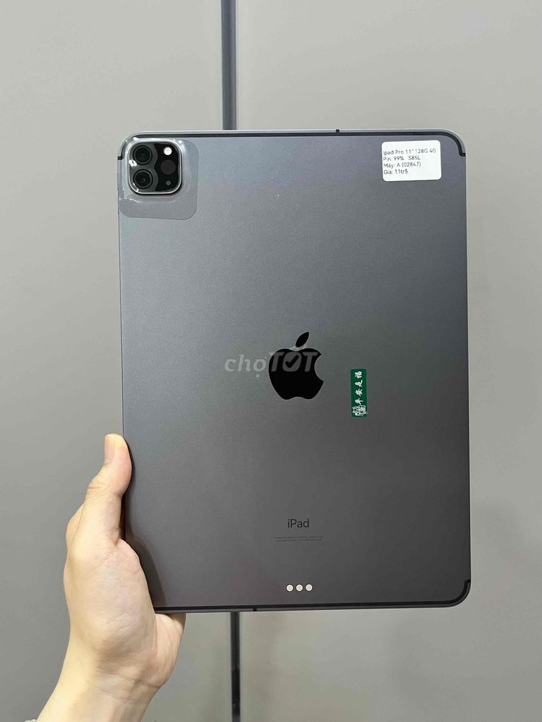 iPad Pro 2020 11" 128GB bản sim (4g/wifi) pin 99. Mua bán Máy tính bảng tại Huyện Hóc Môn Tp Hồ Chí Minh được đăng bởi SIRI STORE HCM hình 1