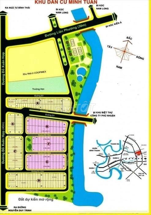 Bán nền nhà phố, biệt thự KDC Hoàng Anh Minh Tuấn, P.Phước Long, TPHCM