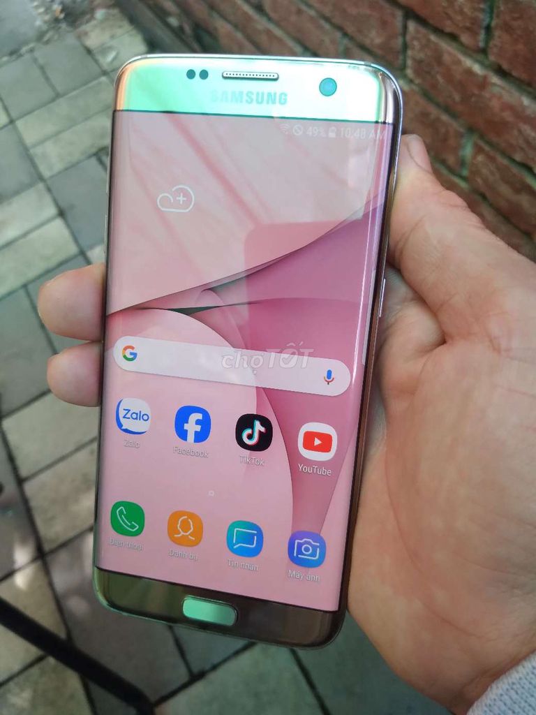 Samsung S7 Edge Vàng hồng 64GB 4GB. Mua bán Điện thoại tại Thành phố Sa Đéc Đồng Tháp được đăng bởi Anh Tuấn  hình 1