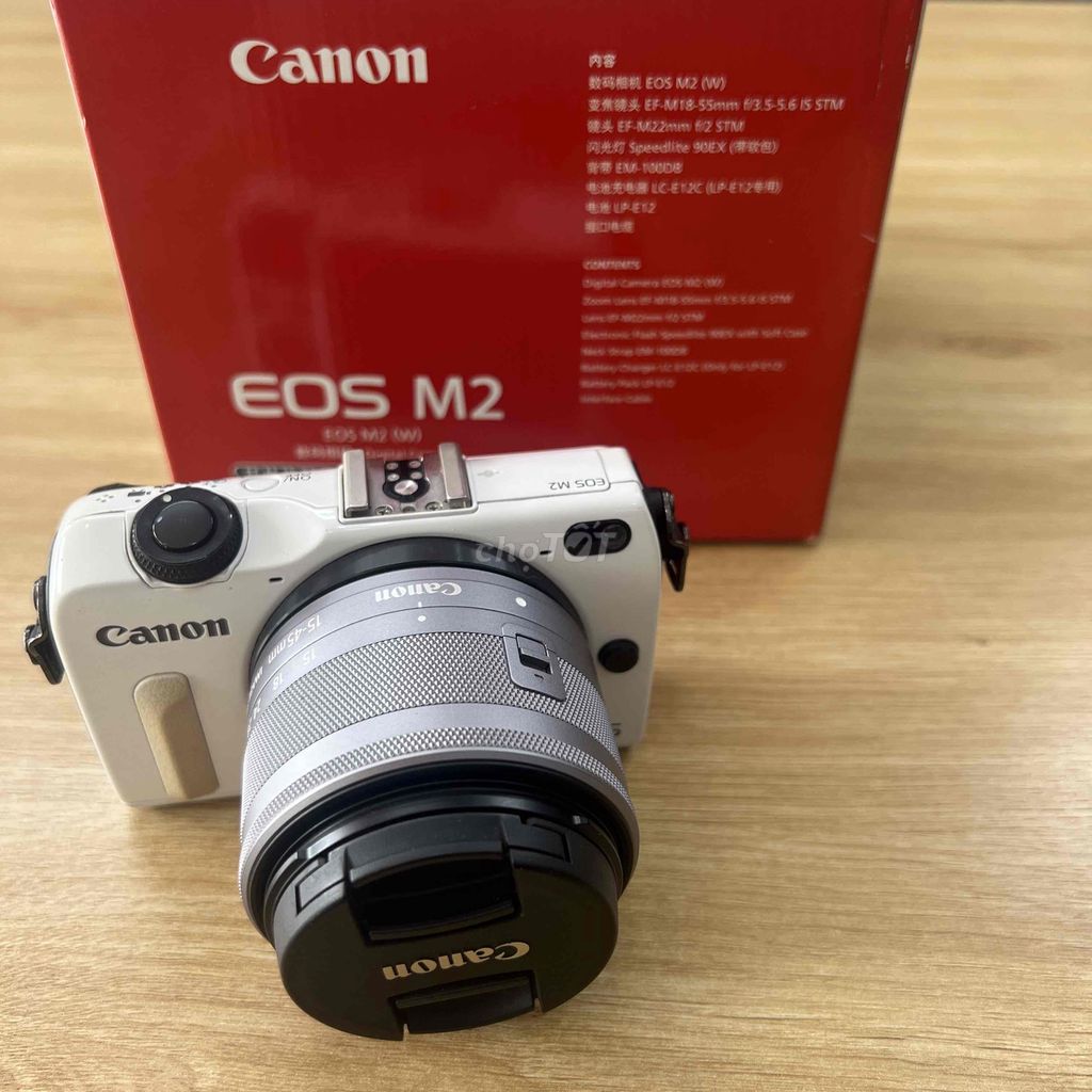 Máy ảnh Canon EOS M2 kit Trắng. Mua bán Máy ảnh, Máy quay tại Huyện Thanh Trì Hà Nội được đăng bởi Nguyễn Đức Tuấn hình 1