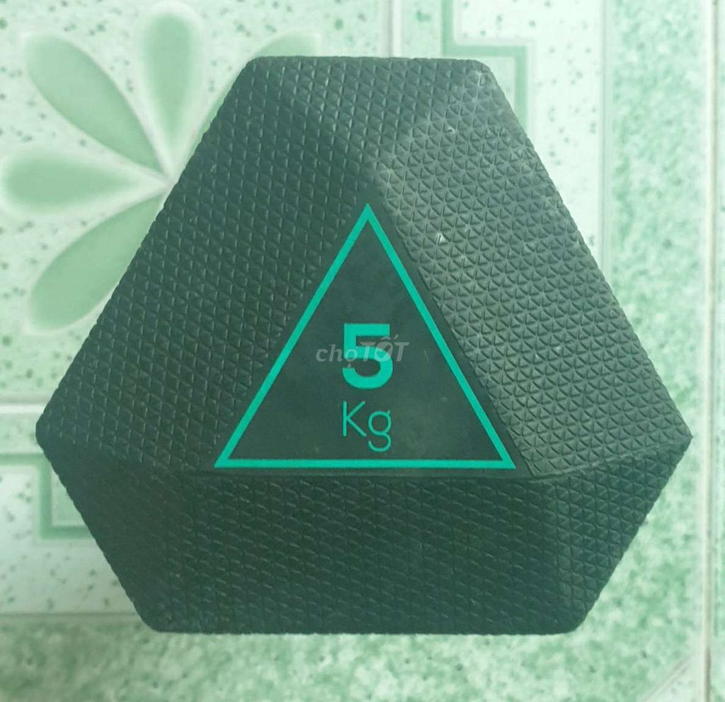cục Tạ tay Decathlon bằng Thép 5kg Đen. Mua bán Đồ thể thao, Dã ngoại tại Quận 7 Tp Hồ Chí Minh được đăng bởi Phan Luc hình 1