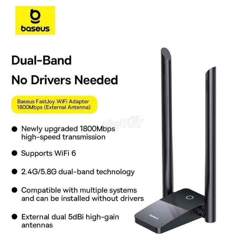 USB Wi-Fi Baseus FastJoy Series - Box Wifi. Mua bán Phụ kiện (Màn hình, Chuột...) tại Thành phố Biên Hòa Đồng Nai được đăng bởi Nguyễn Nam hình 1