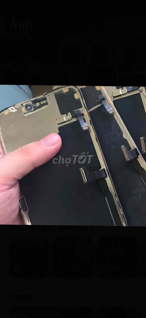 Màn hình bóc zin mực góc iphone 14pro 15pro 15pmok