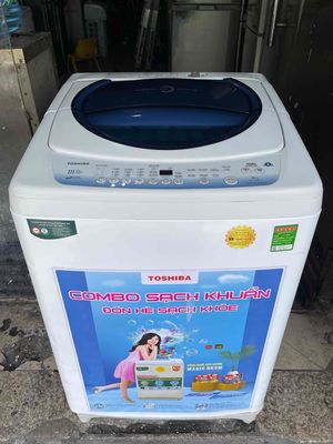 Máy giặt Toshiba 9kg giặt vắt êm mới 90%🖤