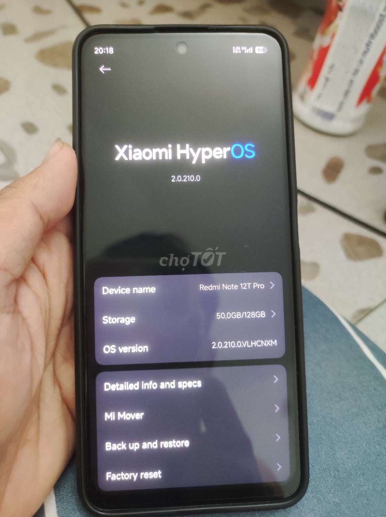 Xiaomi Redmi Note 12T Pro 128GB Đen. Mua bán Điện thoại tại Huyện Cần Đước Long An được đăng bởi Tèo hình 1