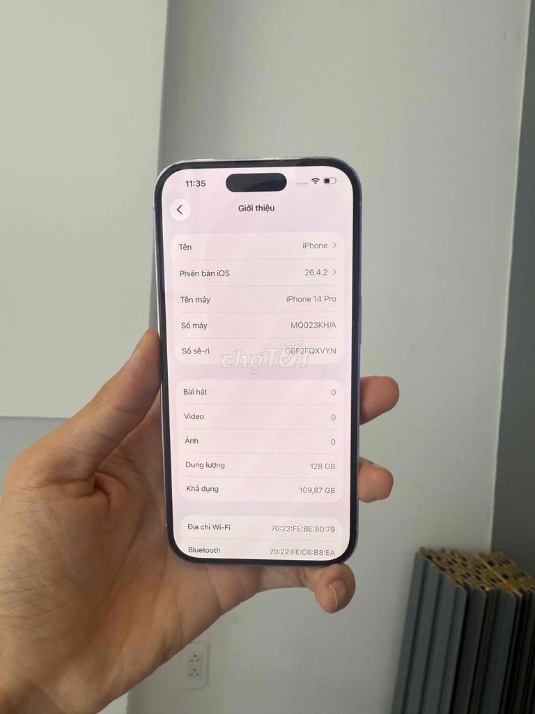 iPhone 14 Pro 128GB Trắng. Mua bán Điện thoại tại Quận Lê Chân Hải Phòng được đăng bởi Nghiêm Thượng Mobile hình 1