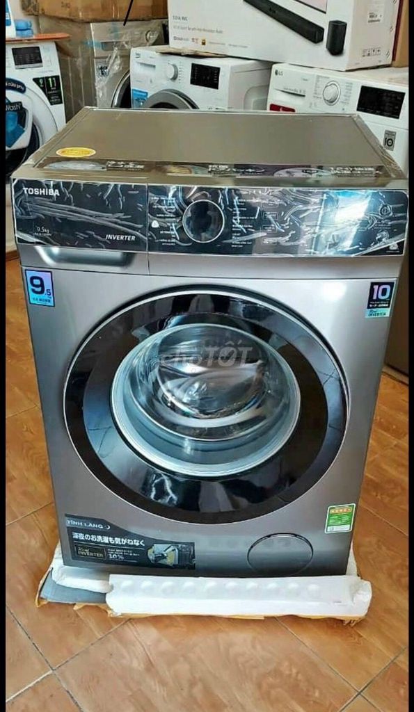 Máy giặt Toshiba 9.5kg cửa ngang. Mua bán Máy giặt tại Quận 3 Tp Hồ Chí Minh được đăng bởi THIÊN Ý ĐIỆN MÁY TRẢ GÓP hình 1