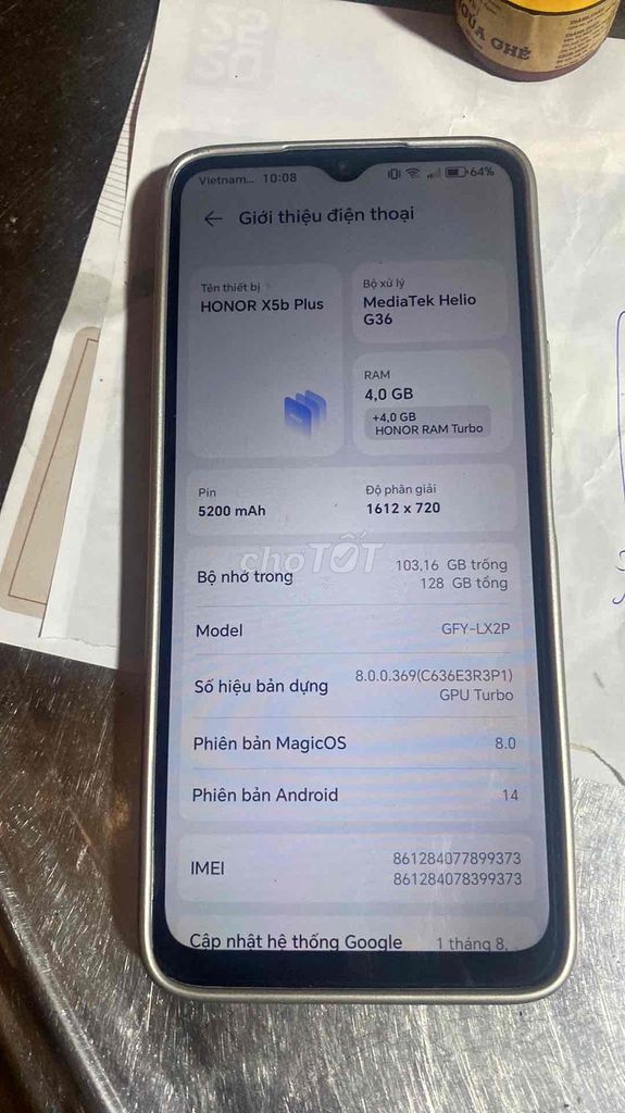 Honor X5b Plus 4GB/128GB. Mua bán Điện thoại tại Quận Tân Phú Tp Hồ Chí Minh được đăng bởi Th hình 1