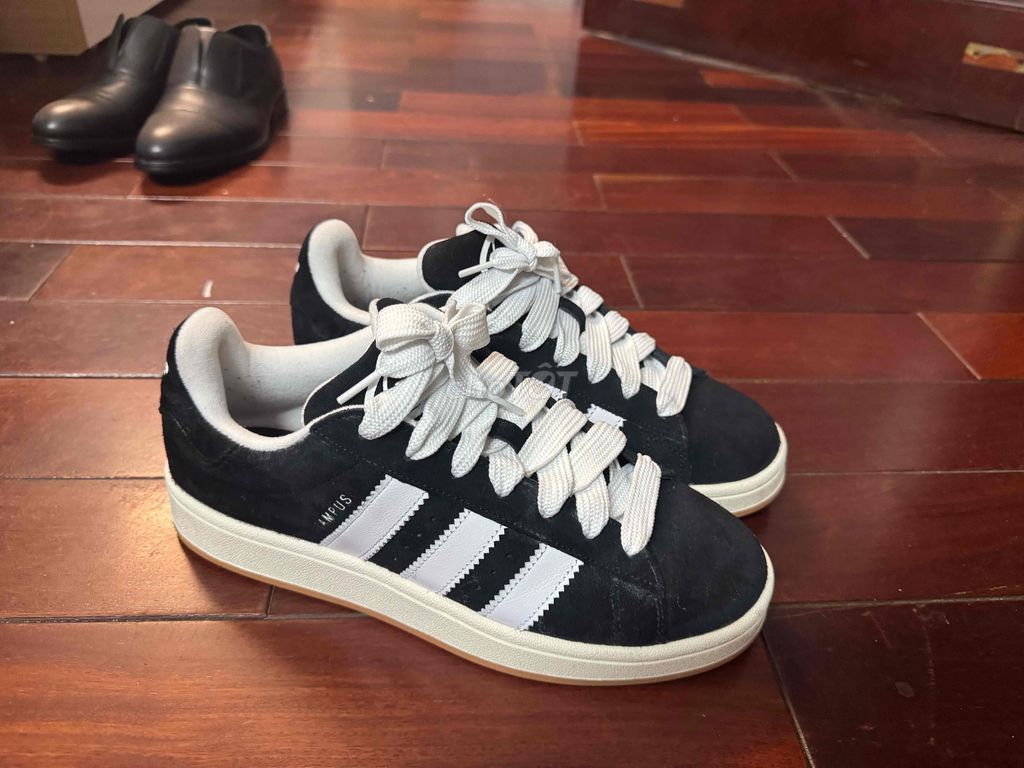 Giày thể thao Adidas Campus Đen 42. Mua bán Giày dép tại Quận Cầu Giấy Hà Nội được đăng bởi Peter hình 1