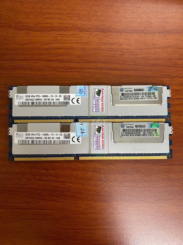 Ram DDR3 ECC 32gb. Mua bán Linh kiện (RAM, Card...) tại Huyện Đắk Mil Đắk Nông được đăng bởi Nguyễn Đăng Hùng hình 1