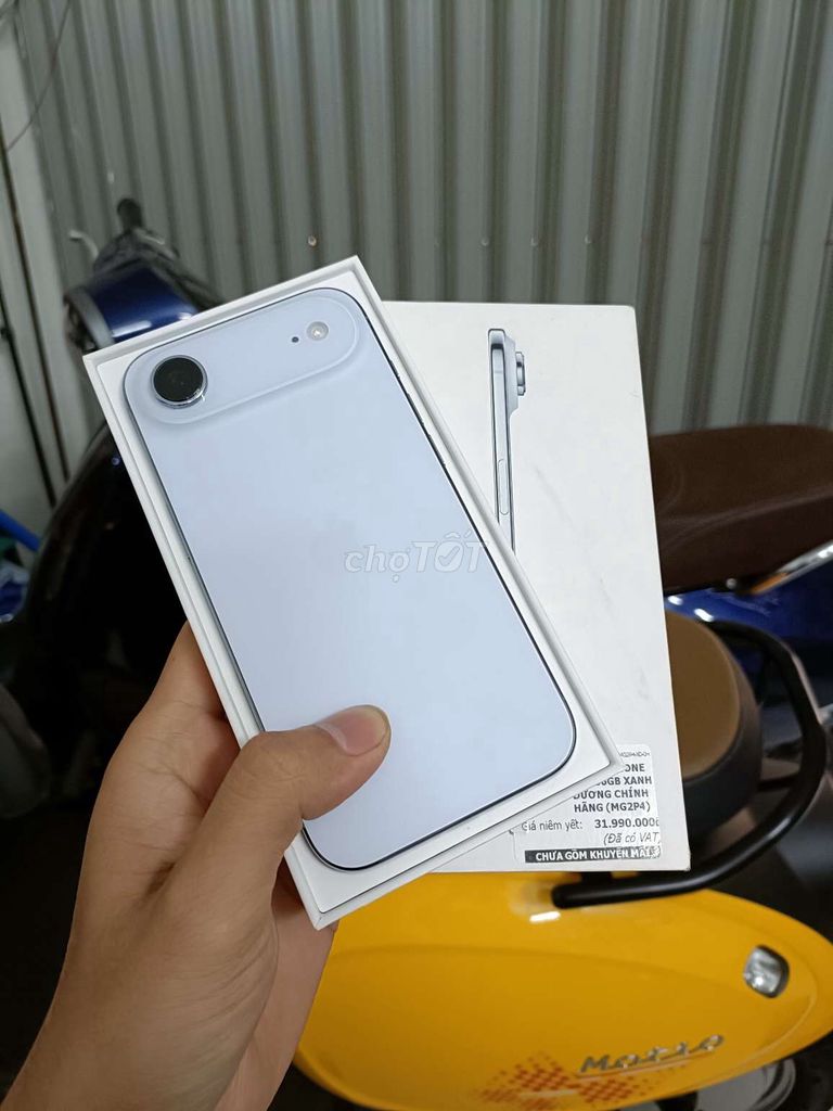 iPhone 17 Air 256GB Xanh VN 99%. Mua bán Điện thoại tại Quận Thanh Khê Đà Nẵng được đăng bởi TT PHONE SALE GIÁ SỈ hình 1