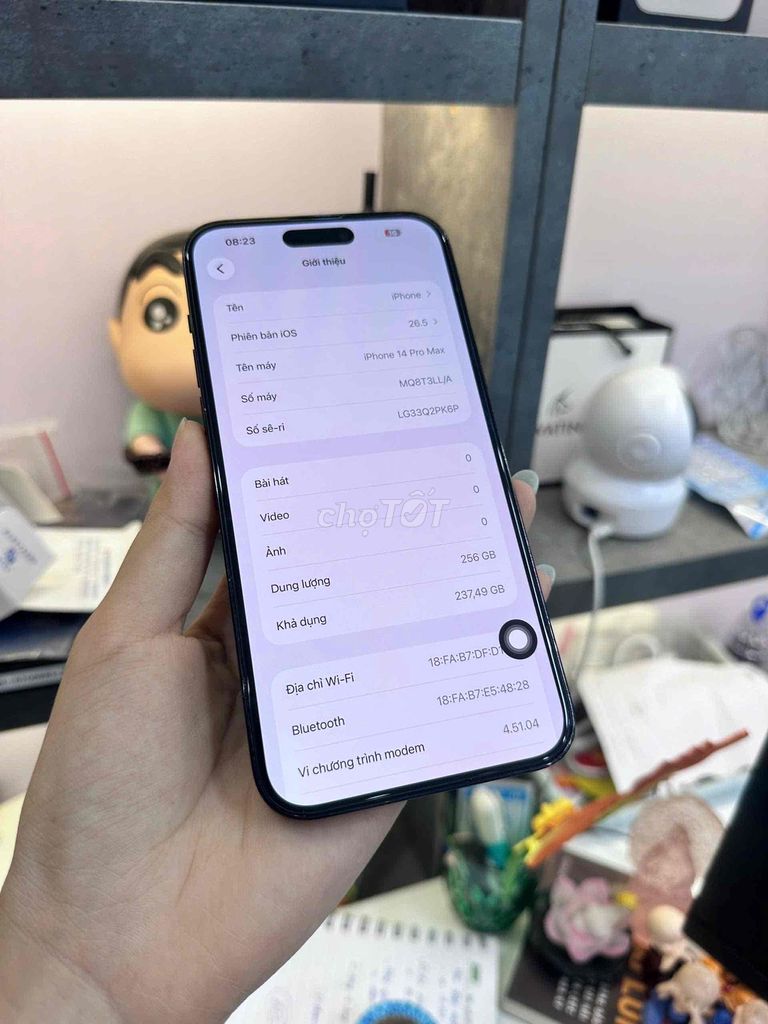 Apple iPhone 14 Pro Max 256GB Đen. Mua bán Điện thoại tại Quận Cầu Giấy Hà Nội được đăng bởi Táo Zin Hà Nội hình 1