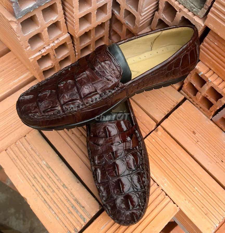 Giày cá sấu thật 100% size 41 new fullbox