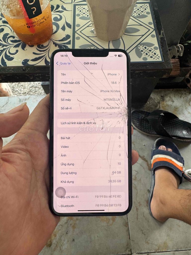 Apple iPhone XS Max 64GB Đen. Mua bán Điện thoại tại Huyện Hóc Môn Tp Hồ Chí Minh được đăng bởi Dung hình 1