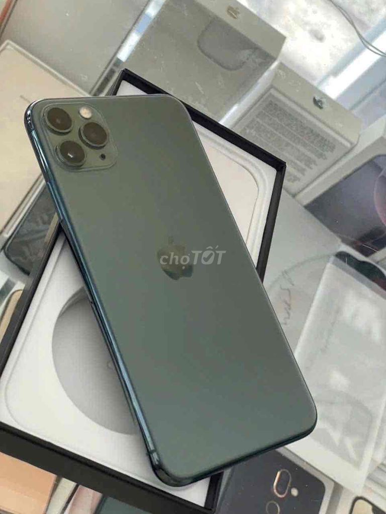 Apple iPhone 11 Pro Max 64GB Xanh rêu đã thay pin. Mua bán Điện thoại tại Huyện Long Điền Bà Rịa - Vũng Tàu được đăng bởi Iphone Hiền Nguyễn7979  hình 1