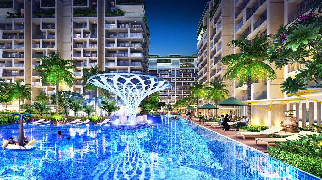 bán căn hộ Fiato up town vị trí đẹp view công viên và hồ bơi