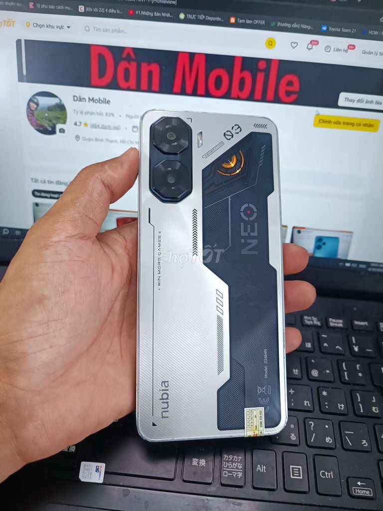 Nubia NEO 3 8GB/128GB PIN 6000 ZIN FULL CN. Mua bán Điện thoại tại Quận Bình Thạnh Tp Hồ Chí Minh được đăng bởi Dân Mobile hình 1