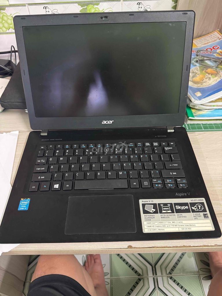 Acer Aspire V3-371-35SK i3-4005U 8GB/128GB. Mua bán Laptop tại Thành phố Biên Hòa Đồng Nai được đăng bởi HỒ NGỌC ĐỨC hình 1