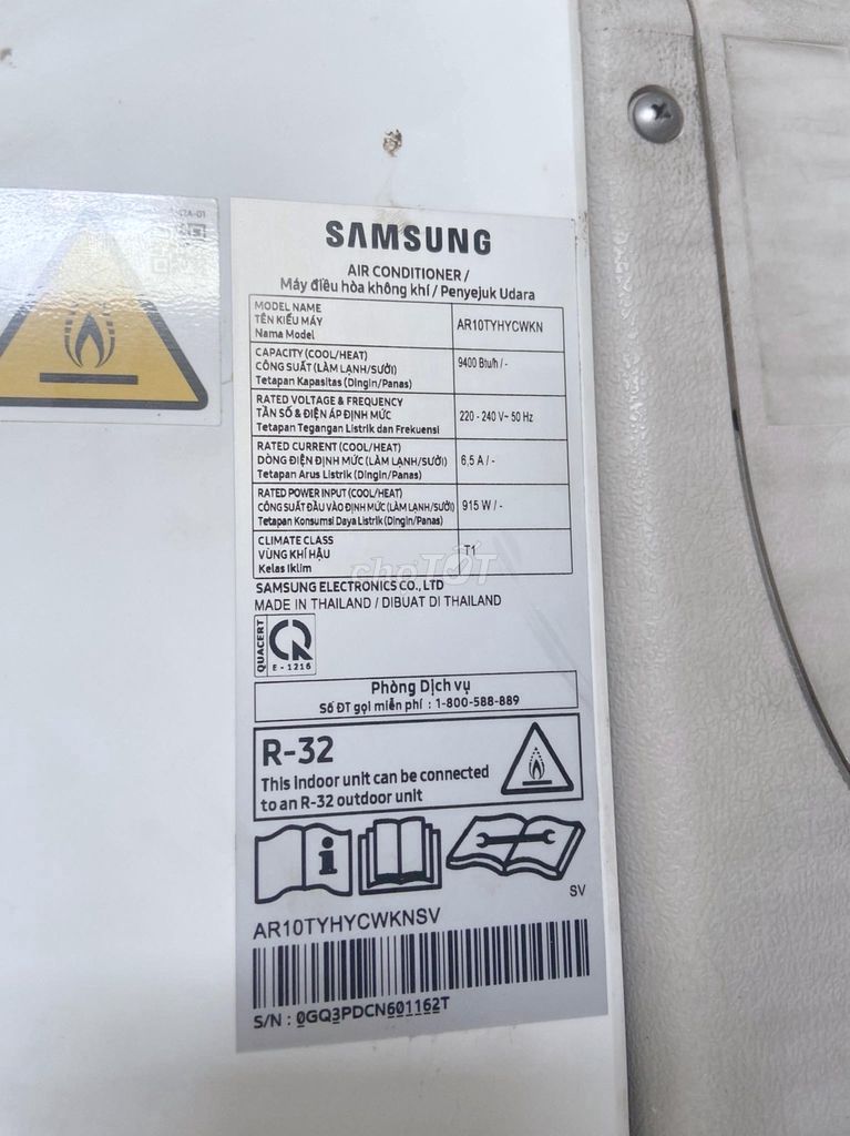 Máy lạnh Samsung 1HP 9400 Btu