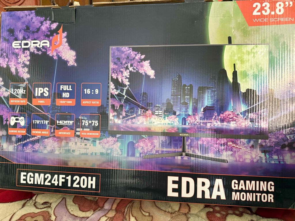 Màn hình gaming Edra EGM24F120H. Mua bán Phụ kiện (Màn hình, Chuột...) tại Huyện Bình Sơn Quảng Ngãi được đăng bởi MARK STORE hình 1