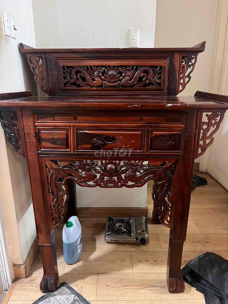 Thanh Lý  Tủ thờ Gỗ Nâu 1m5x1m2 còn mới giá chỉ 2d. Mua bán Tủ, kệ gia đình tại Quận 12 Tp Hồ Chí Minh được đăng bởi HUỲNH THỊ TUẤN VŨ hình 1