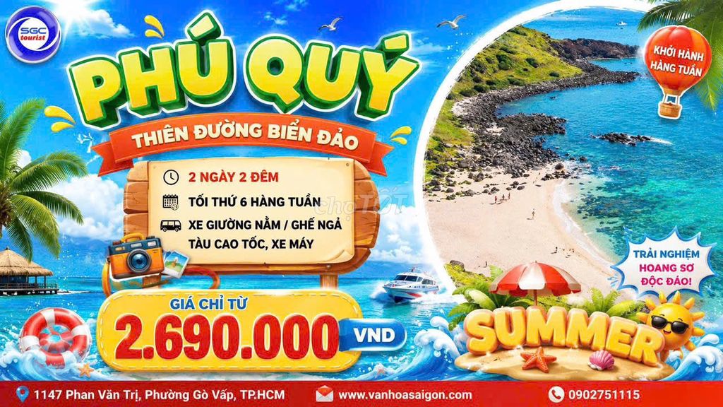Dịch vụ du lịch Phú Quý. Du lịch tại Quận Gò Vấp Tp Hồ Chí Minh được đăng bởi Thanh Thảo NgTh hình 1