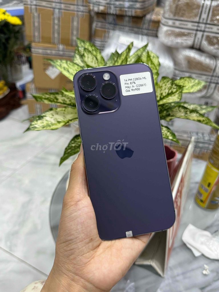 iPhone 14 Pro Max 128GB Tím đã thay màn hình. Mua bán Điện thoại tại Huyện Hóc Môn Tp Hồ Chí Minh được đăng bởi Nguyễn Thu hình 1