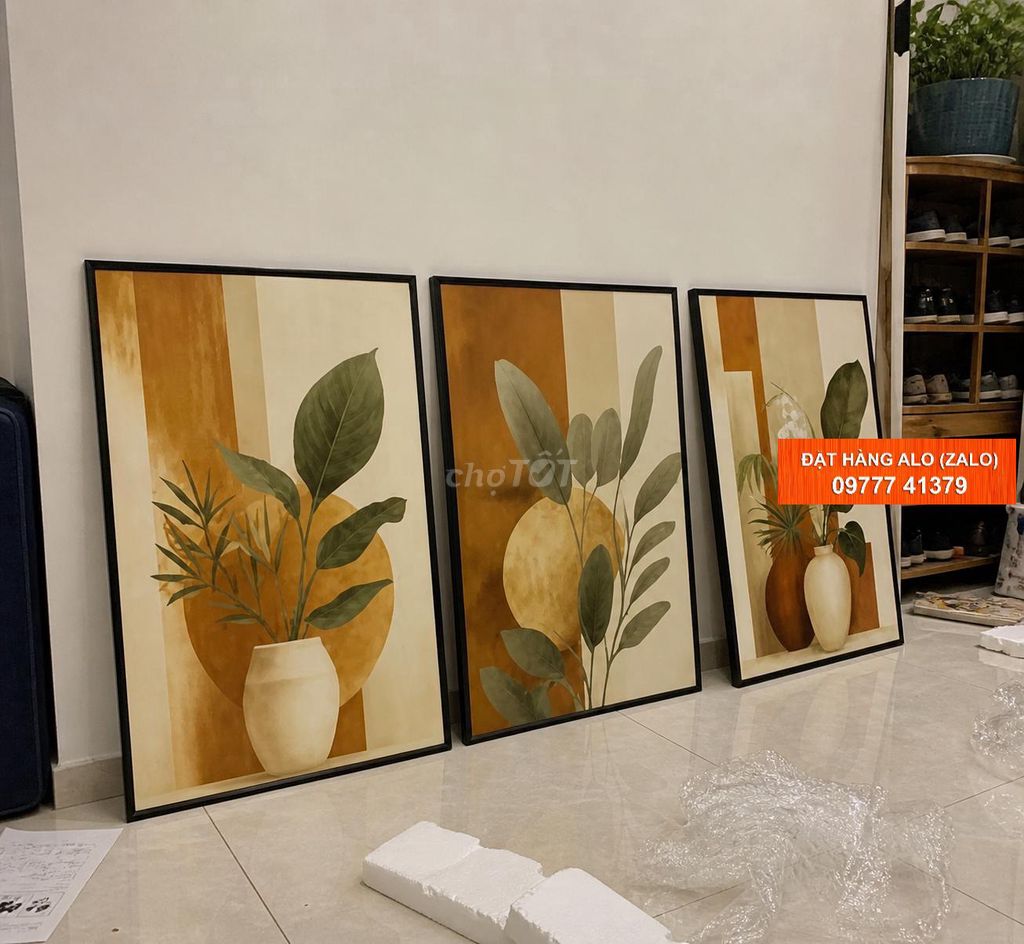Tranh treo tường khung gỗ Hiện đại. Mua bán Đồ sưu tầm, đồ cổ tại Quận Hà Đông Hà Nội được đăng bởi Xưởng Tranh Đẹp hình 1