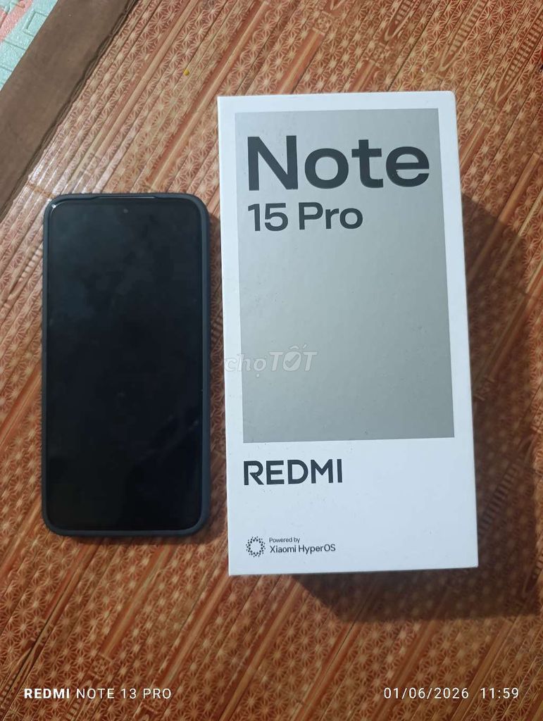 Xiaomi Redmi Note 15 Pro 5g 256GB Xanh dương. Mua bán Điện thoại tại Huyện Văn Giang Hưng Yên được đăng bởi NGUYEN LINH hình 1