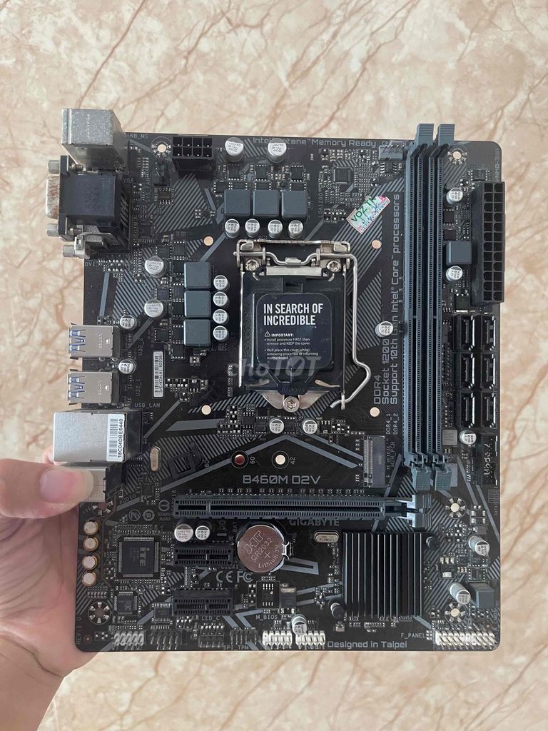 Bo mạch chủ Gigabyte B460M D2V Intel thế hệ 10, 11. Mua bán Linh kiện (RAM, Card...) tại Quận Sơn Trà Đà Nẵng được đăng bởi Nissi hình 1