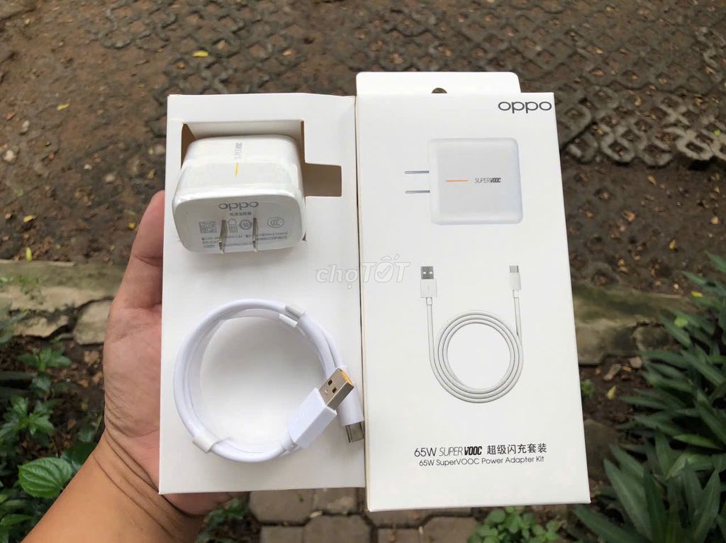 Bộ Sạc Oppo SuperVooc 65W sạc nhanh các dòng OPPO