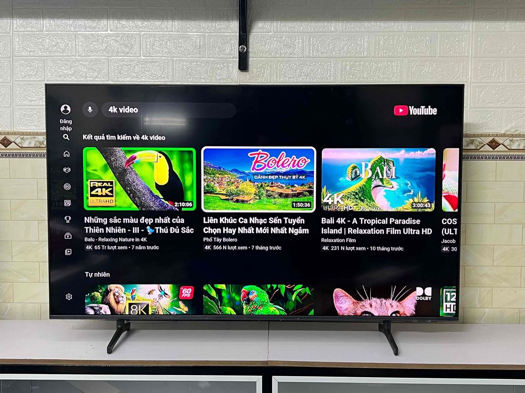 Tivi SAM SUNG 55iNH,4K,GIỌNG NÓI ĐỜI CAO SIÊU MONG. Mua bán Tivi, Âm thanh tại Quận Đống Đa Hà Nội được đăng bởi TIVI GIÁ RẺ HÀ NỘI hình 1