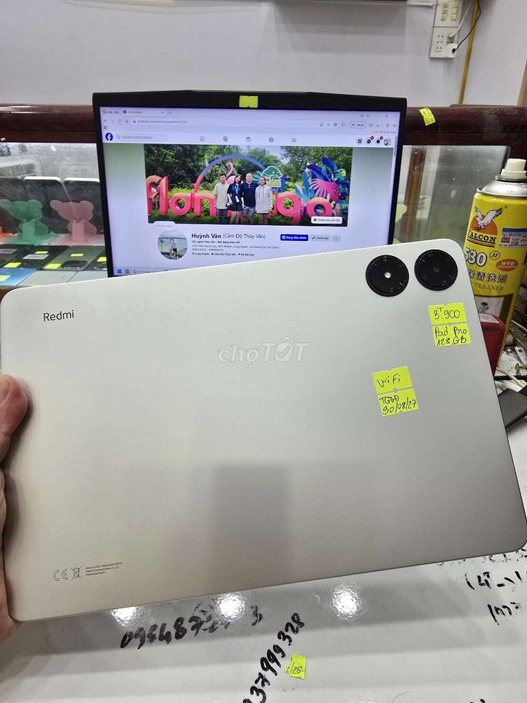 Xiaomi Redmi Pad Pro 128GB WiFi Trắng 98-99%. Mua bán Máy tính bảng tại Thành phố Long Xuyên An Giang được đăng bởi Facebook Cầm Đồ Thúy Vân hình 1