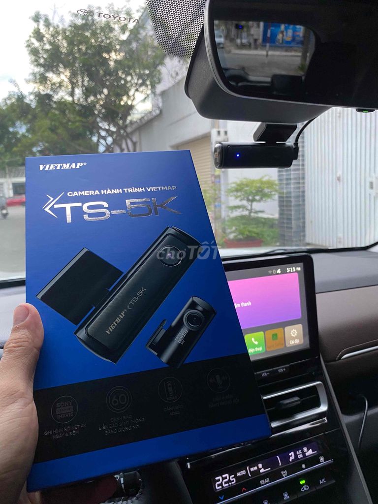 Camera hành trình ô tô Vietmap TS-5K Chính hãng. Mua bán Phụ tùng xe tại Thành phố Bến Tre Bến Tre được đăng bởi Phụ Kiện Ôtô Bến Tre hình 2