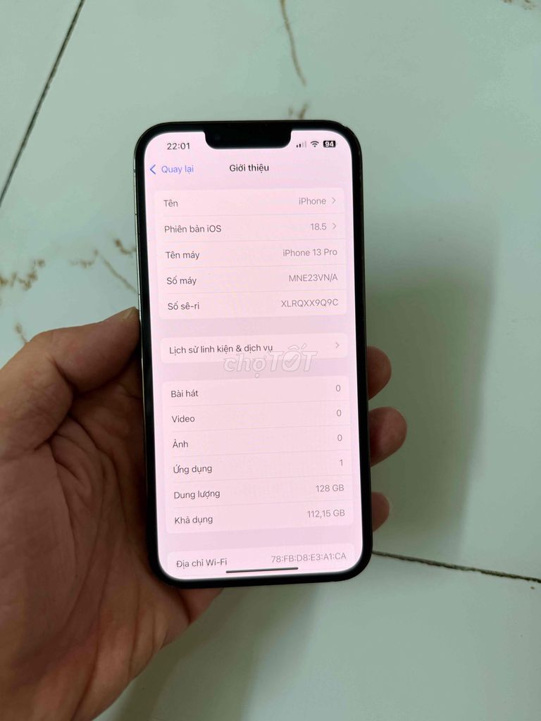 Bán Iphone 13pro bản Việt còn face zin cũ. Mua bán Điện thoại tại Quận Hà Đông Hà Nội được đăng bởi Mạnh Mobile hình 1