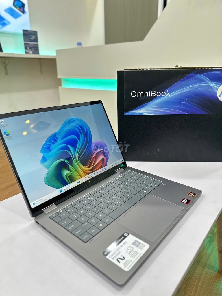 HP OmniBook X Flip 14 Ryzen5 16GB 512GB New. Mua bán Laptop tại Quận Thanh Khê Đà Nẵng được đăng bởi KimHoa hình 1
