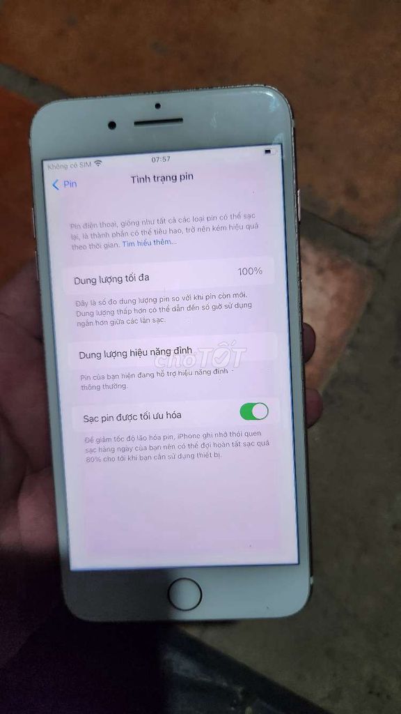 Apple iPhone 7 Plus 32GB Hồng Đã qua sử dụng. Mua bán Điện thoại tại Huyện Tân Châu Tây Ninh được đăng bởi Tuấn hình 1