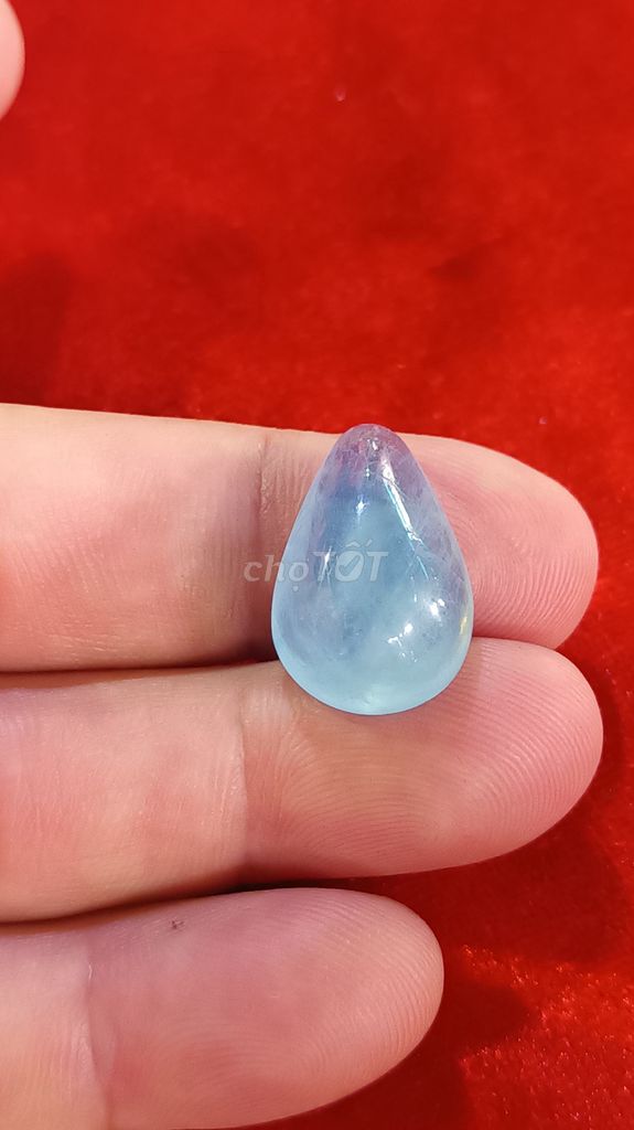 Bán viên đá Aquamarine Giọt Nước Xanh Biển. Mua bán Đồ sưu tầm, đồ cổ tại Quận 8 Tp Hồ Chí Minh được đăng bởi Thế giới đá quý 2 hình 1