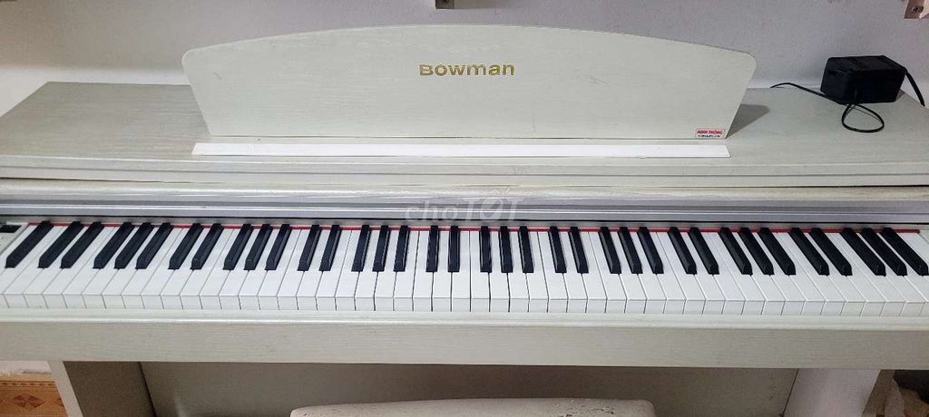 Đàn piano điện BOWMAN Trắng Đã sử dụng. Mua bán Nhạc cụ tại Huyện Đắk Song Đắk Nông được đăng bởi Buitoan hình 1