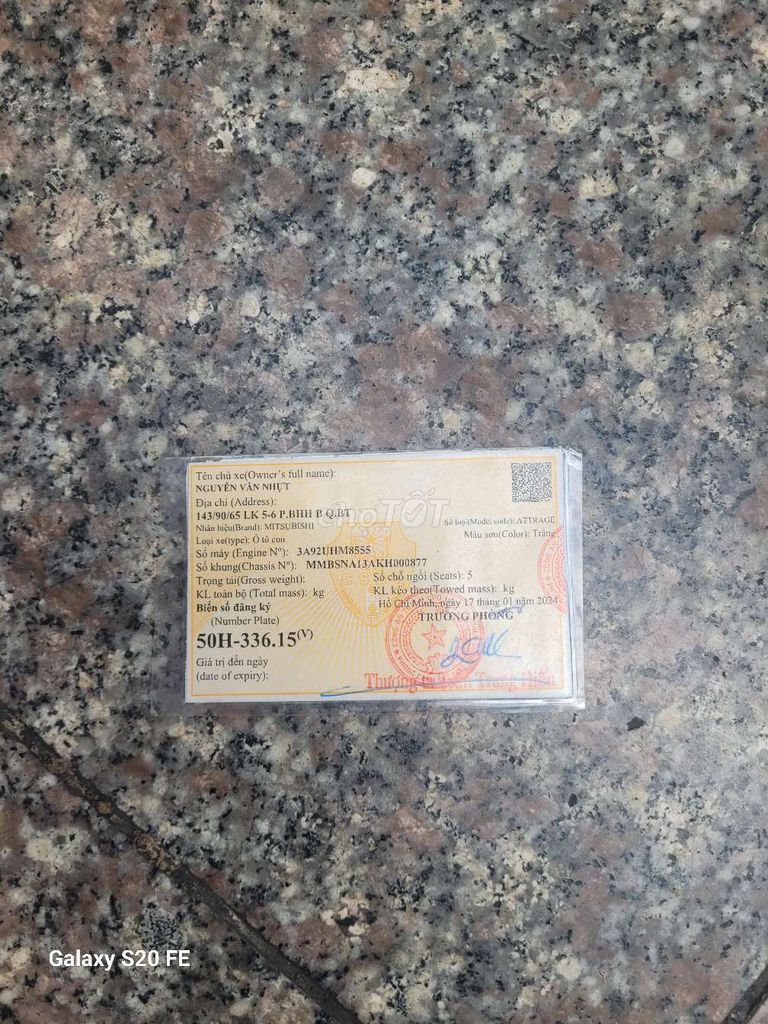 Mitsubishi Attrage 2018 Trắng 140.000 km. Mua bán Ô tô tại Quận Bình Tân Tp Hồ Chí Minh được đăng bởi Nguyễn văn nhựt  hình 5