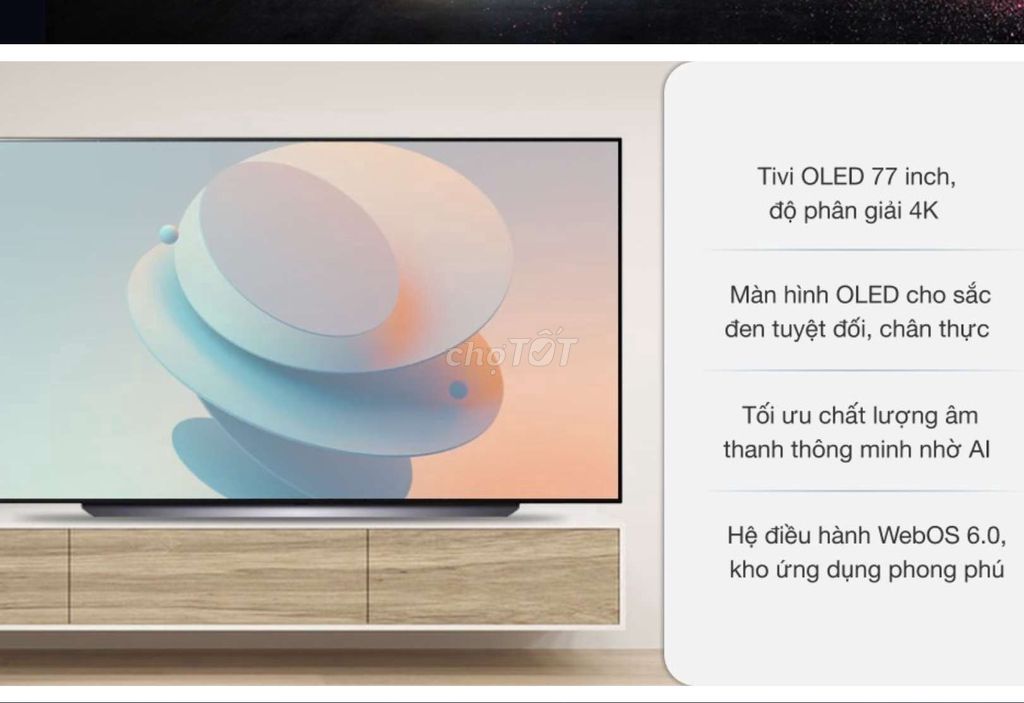 OLED LG 77in 4K 77C1ptb Mới NGUYÊN THÙNG giá sốc👍