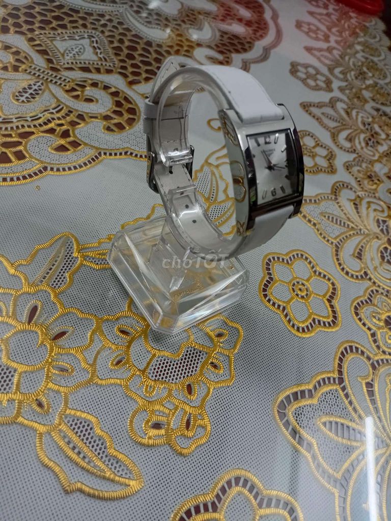 Đồng hồ Longines máy Quartz.Nhật dây da trắng. Mua bán Đồng hồ tại Quận Bình Tân Tp Hồ Chí Minh được đăng bởi Đinh Nhật Duy  hình 1