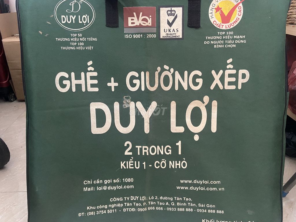 Ghế kiêm giường xếp Duy Lợi Nâu đã sử dụng. Mua bán Giường, chăn ga gối nệm tại Huyện Bình Chánh Tp Hồ Chí Minh được đăng bởi Tú ngô hình 1