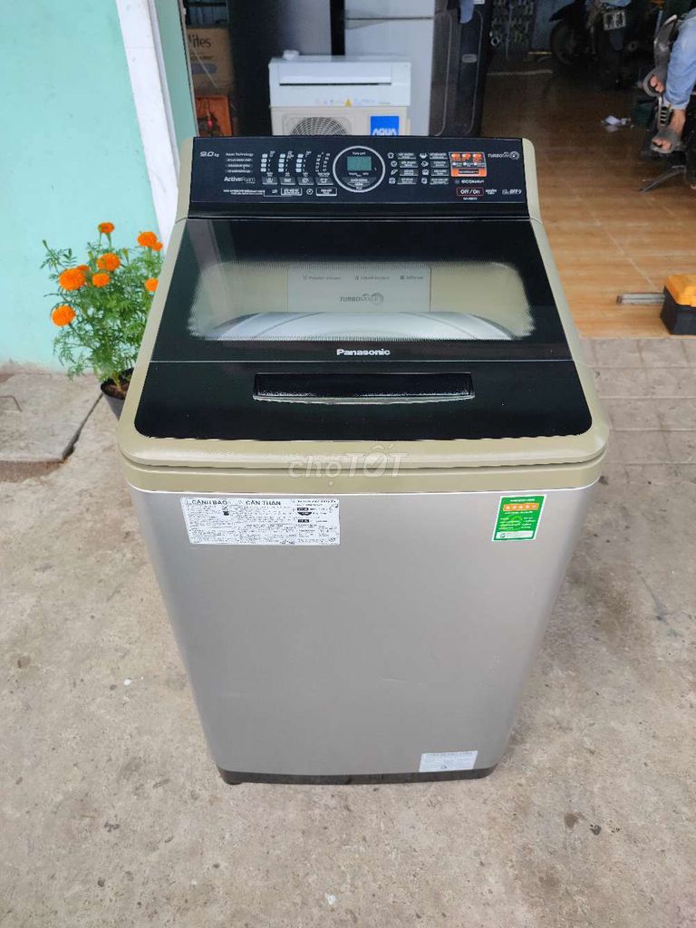 Máy giặc Panasonic 9kg Có chế độ giặc nước nóng