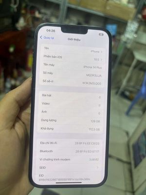 14 plus 128 my pin 86 zin all. Mua bán Điện thoại tại Quận Bình Tân Tp Hồ Chí Minh được đăng bởi Huyen Huy