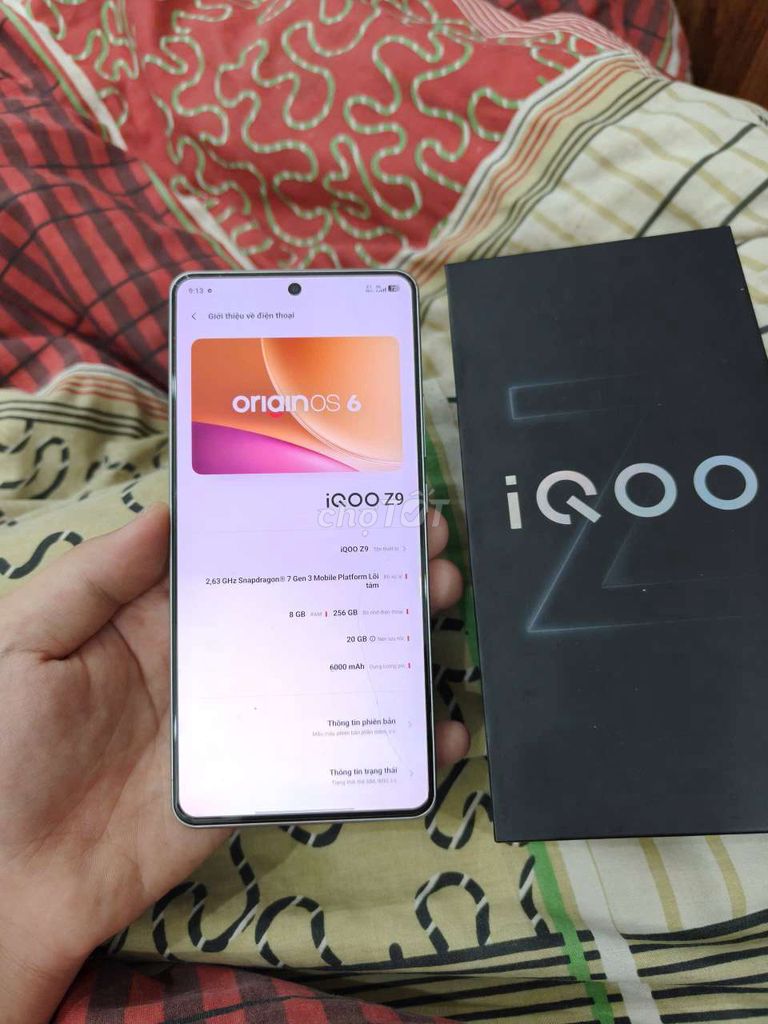 iQOO Z9 đẹp 99% pin 98% bán hoặc gl. Mua bán Điện thoại tại Quận Hoàng Mai Hà Nội được đăng bởi Jacking Son hình 1